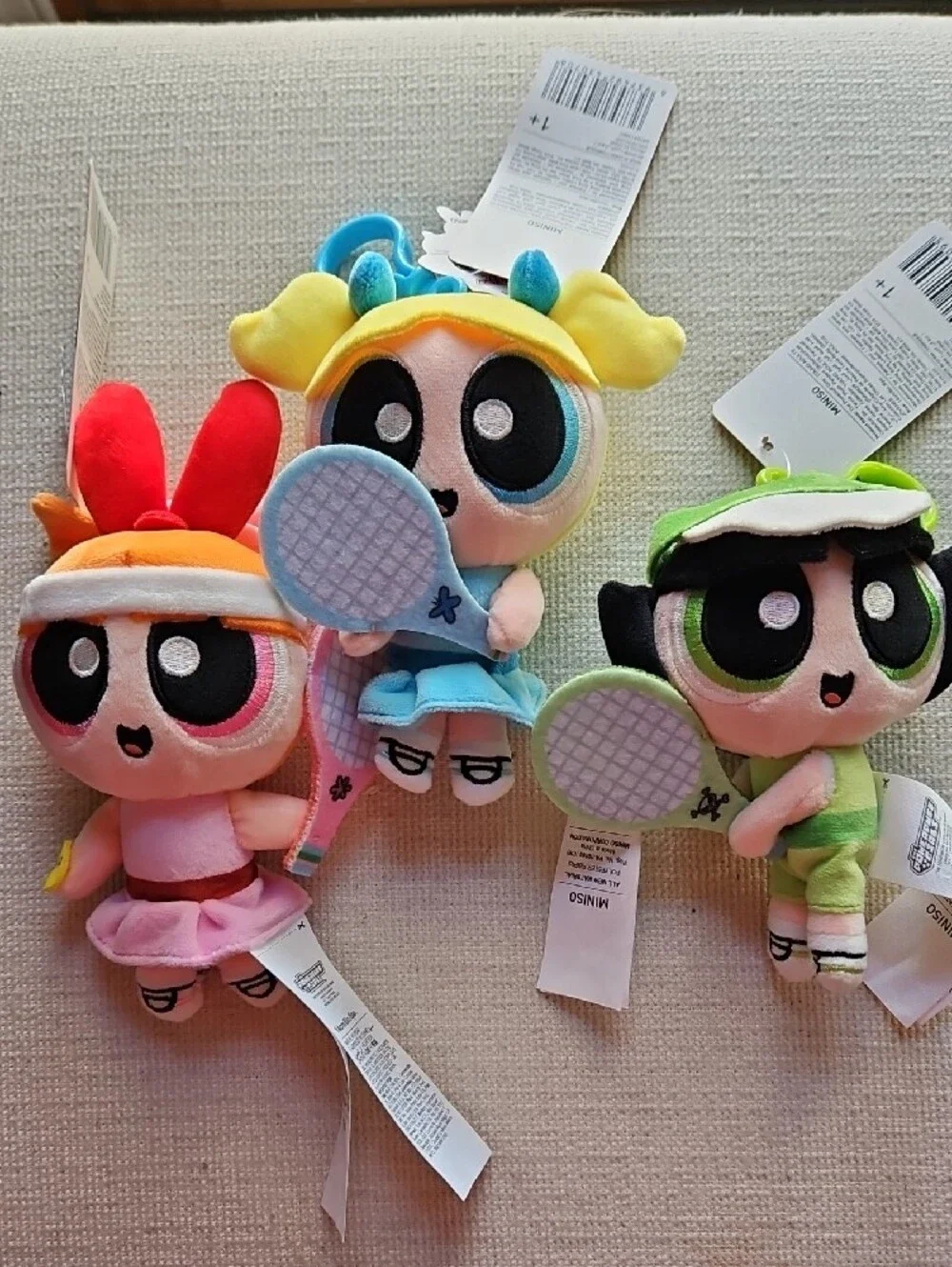 POWERPUFF GIRLS TENNIS BAG CHARM